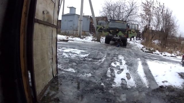 Ниссан атлас на мостах. Начала вписывания переделок.))) смотреть онлайн