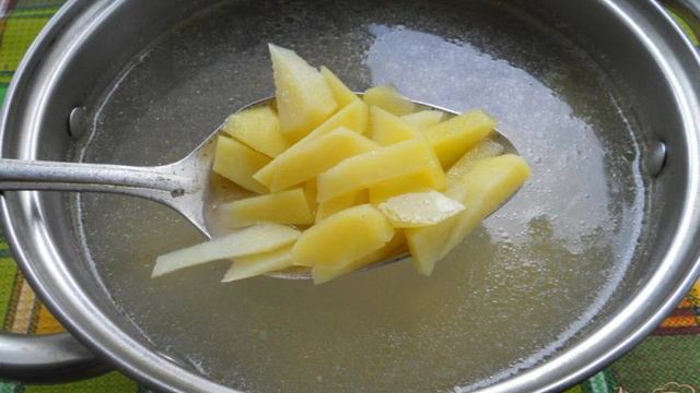 Куриный суп с баклажанами