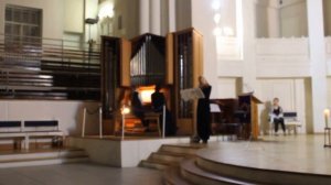 J.S.Bach Sonata in B Minor for Flute and Piano part I Andante BWV 1030