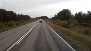 Вид из кабины машины