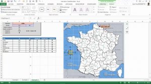 Excel - Comment afficher vos indicateurs  sur une carte ?