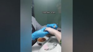 Холодный парафин поэтапно