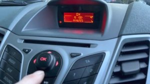 Ford Fiesta Clock Setting Set the Time and Date