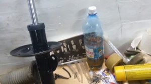 Toyota Belta 2007 года. Замена передних стоек, полировка фар, регулировка ручника.