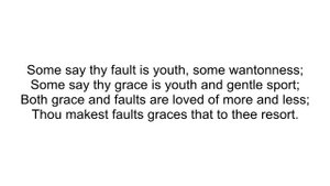 Сонеты Шекспира на английском языке. 91-100