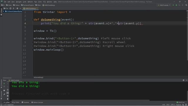 Python GUI mouse events ?️ смотреть онлайн