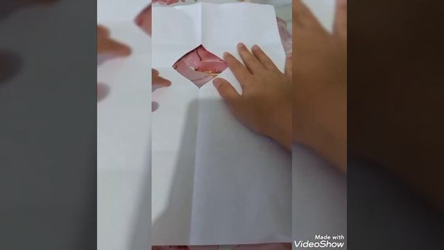 кашелёк из бумаги.