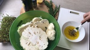 Стейк из цветной капусты в духовке! Вкусно и просто !