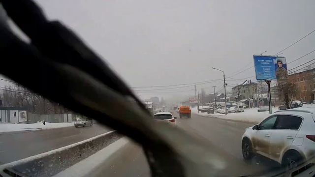 Ростов-на-Дону немножко заснежило! смотреть онлайн