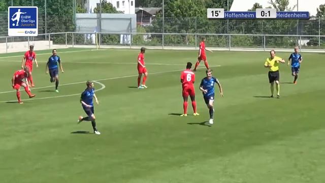 B-Junioren - TSG 1899 Hoffenheim 2 vs. 1. FC Heidenheim 1846 1-1 - Julius Heimpel