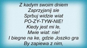 Anna Maria Jopek - Joszko Broda Lyrics