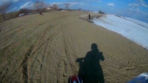 IRBIS TTR 125 | СТАНТ | ПАДЕНИЕ.... | ПОСТРОИЛИ ТРАССУ КАК НА МОТОКРОССЕ | ЗАРУБА !!!!!