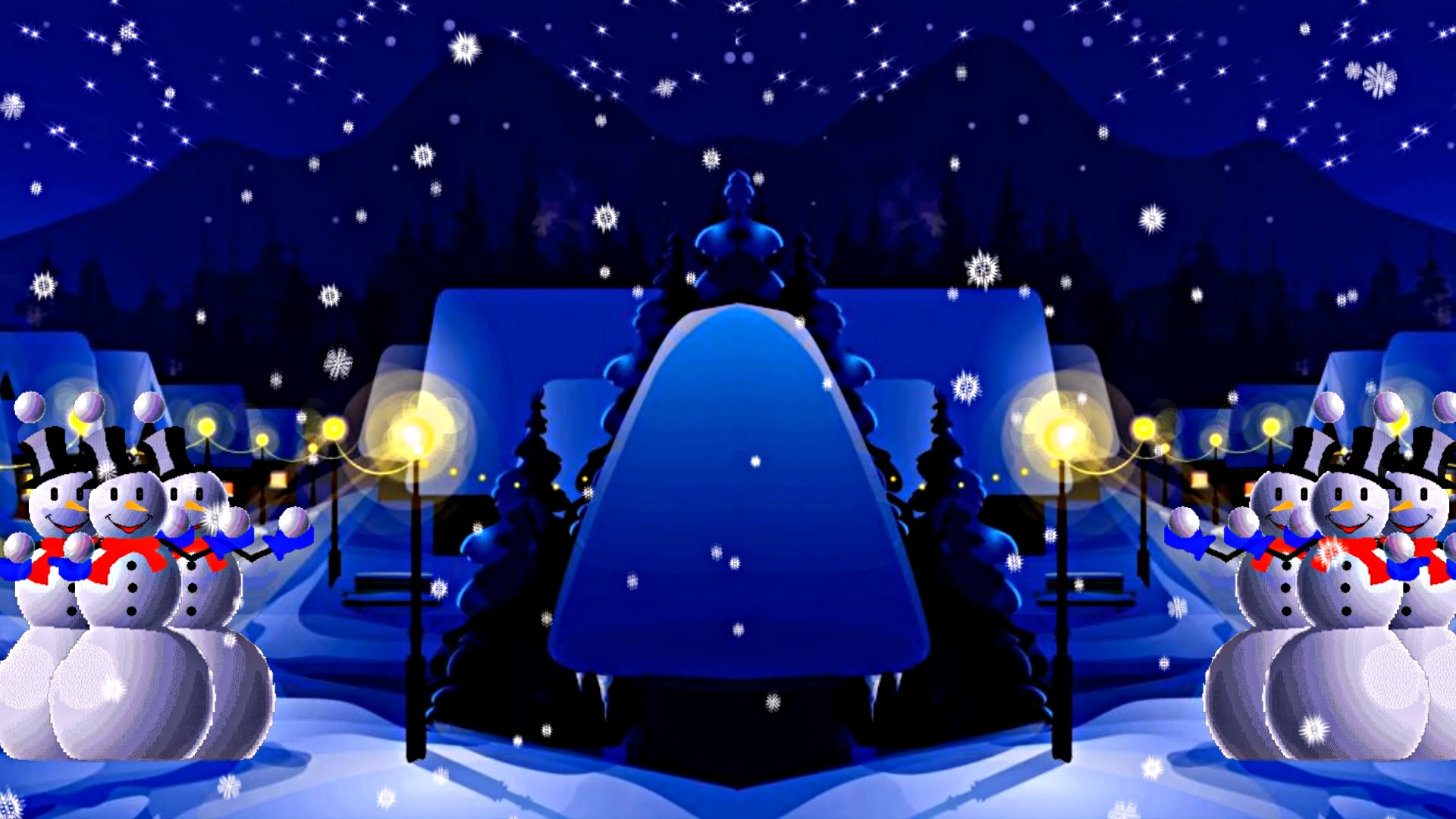Видеофоны! Видеофон Чудесный Зимний вечер от Киностудии Мудрого Кота Тимофея!