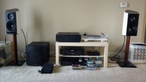 Sonus Faber Venere 2.0, Yamaha A-S1000, SVS SB2000, and Marantz CD6006