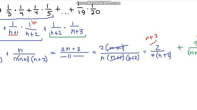 Сумма длинного ряда дробей смотреть онлайн