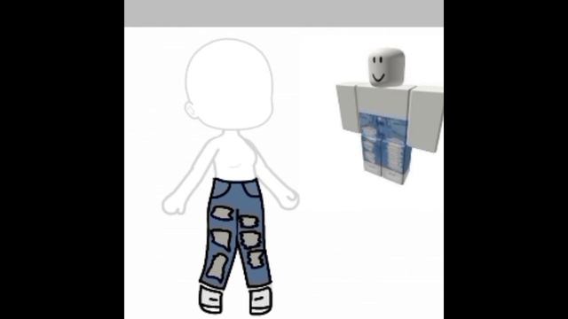 РИСУЮ одежду из РОБЛОКСА для ГАЧИ!☀️? смотреть онлайн