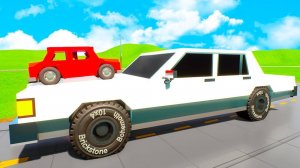 МАКСИМАЛЬНО БОЛЬШАЯ МАШИНА ПРОТИВ МАЛЕНЬКОЙ ЛЕГО ТАЧКИ! КОШКИ МЫШКИ В БРИК РИГС (Brick Rigs)