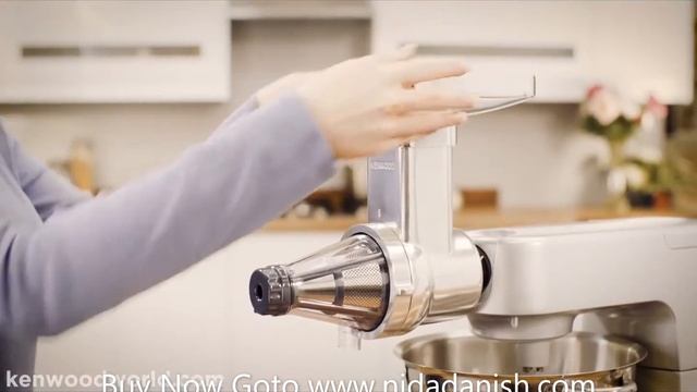 Kenwood Kitchen Machine Fruit Press Chef Attachment смотреть онлайн