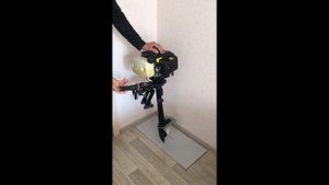 лодочный мотор Hangkai 4 силы , 4 такта на воде