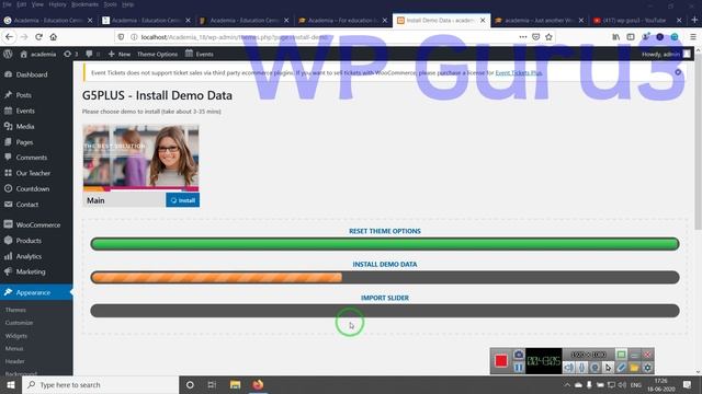 Academia - Education Center WordPress Theme | Install Demo Import | Tutorial Step By Step Hindi 202
