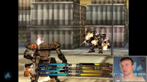 Front Mission 3 - Прохождение. Часть 13: Бой в порту Хонмокуфуто. Первая встреча с Дэннисом