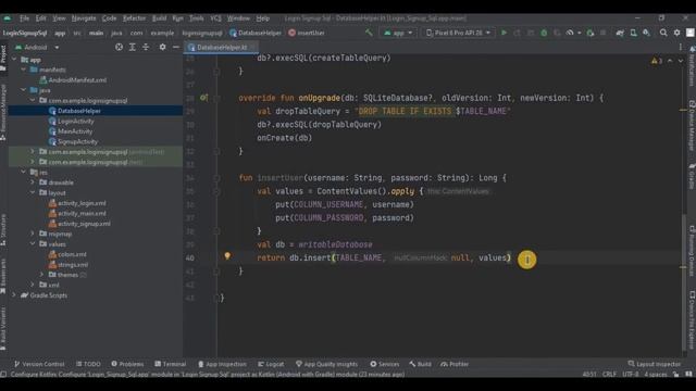 Types of Login and Signup in Android Studio using Kotlin | Authentication, SQLite, Firebase Realtim смотреть онлайн