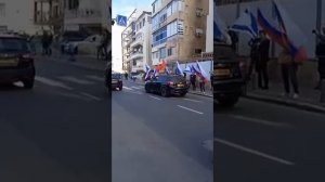 Митинг в поддержку России в Тель-Авиве
