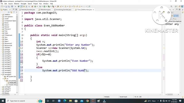 Java Even_Odd program in hindi (@Smart Learn Coding )  ? https://youtu.be/uhG0oiz21YM