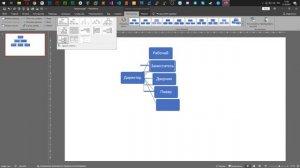 Работа с элементами SmartArt в PowerPoint.