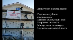 Дом из газоблока, мокрый фасад без утепления.