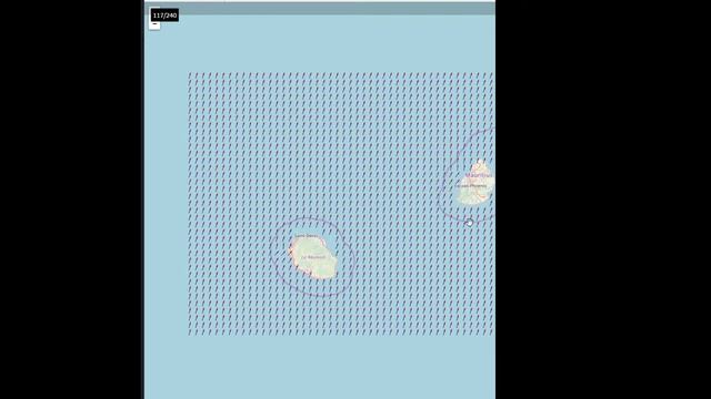 Leaflet Wind direction with play in time смотреть онлайн