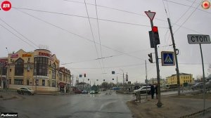 24.03.2023 ДТП Рыбинск у ТЦ Европа (момент аварии)