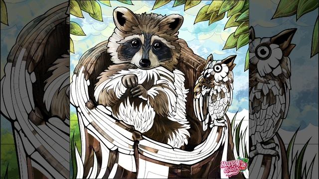 Раскраска happy color смотреть онлайн