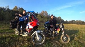 НА МОТОЦИКЛЕ В КАРЕЛИЮ | Путешествие вокруг Онежского озера | Спасаемся от холода У КОСТРА | 2 сери