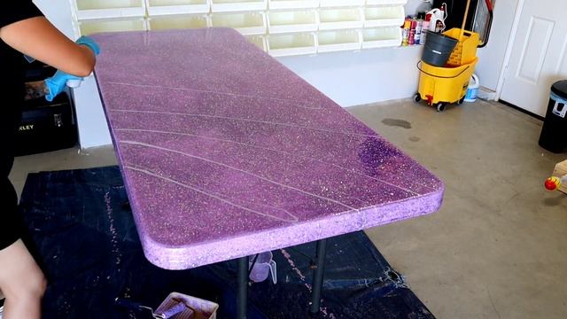 Glitter Epoxy resin table tutorial | Glitter tumbler | LilyRoseCraftroom смотреть онлайн