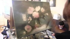 Мастер класс Игоря Сахарова Пишем букет роз 1