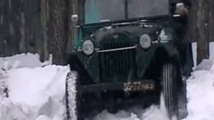 ГАЗ-67 парковка на зиму.