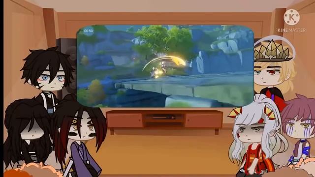 Uppermoons React to Genshin Characters | Part 2 | Kny | смотреть онлайн