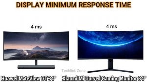 Huawei MateView GT 34" vs Xiaomi Mi Curved Gaming Monitor 34" Full Specs Comparison