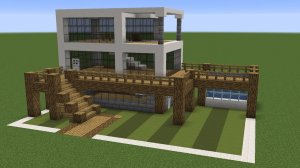 Майнкрафт - Как построить современный дом 69. Minecraft