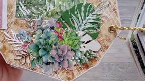 #ScrapMania_tm Миниальбом необычной формы своими руками