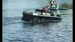 Испытания снегоболотохода ARGO на воде