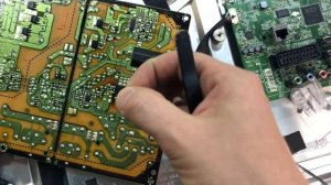 Замена ШИМ FAN7930 на FAN7530 при ремонте телевизора LG.