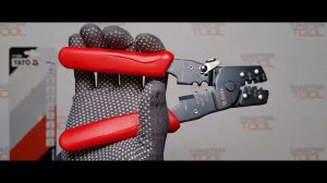 Инструмент YATO для обжима проводов 180 мм, 0,08-6 мм2, YT-2256