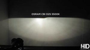 OSRAM CBI D2S 5500K vs. OSRAM CBI D2S 6000K 66240CBI