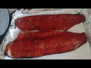 Кижуч холодного копчения