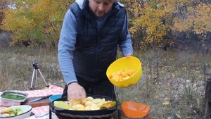 ГУСЬ тушеный в овощах и фруктах в казане. Осеннее ТОП блюдо