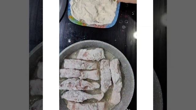 не обычный рецепт жареной рыбы??☺️