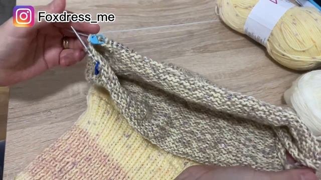 Капор спицами #капор