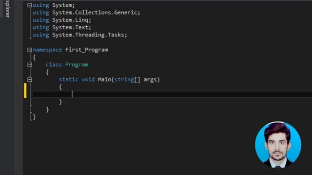 C# tutorials for beginners | Introduction to C# - Example program in Visual Studio-Urdu/Hindi